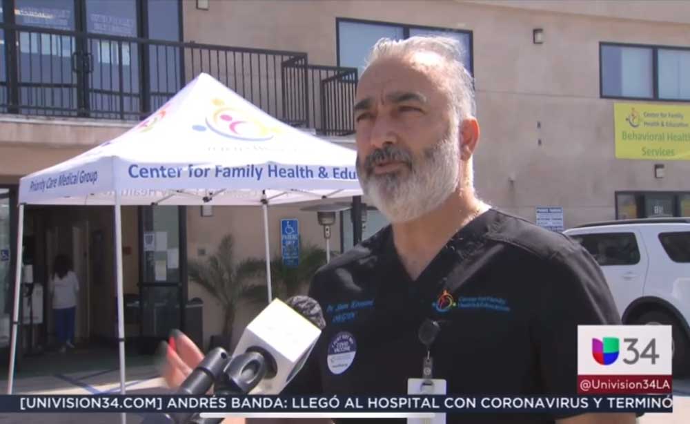 Dr. Sean Kossari explains how simple it is to get vaccination for teens age 12-15. Center for Family Health and Education is offering vaccinations in multiple locations in Southern California, and weekly night vaccination events.